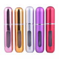 MUB 5pcs lot New 5ml Refillable Portable Mini Empty Perfume Atomizer Bottle Travel Scent Spray Case