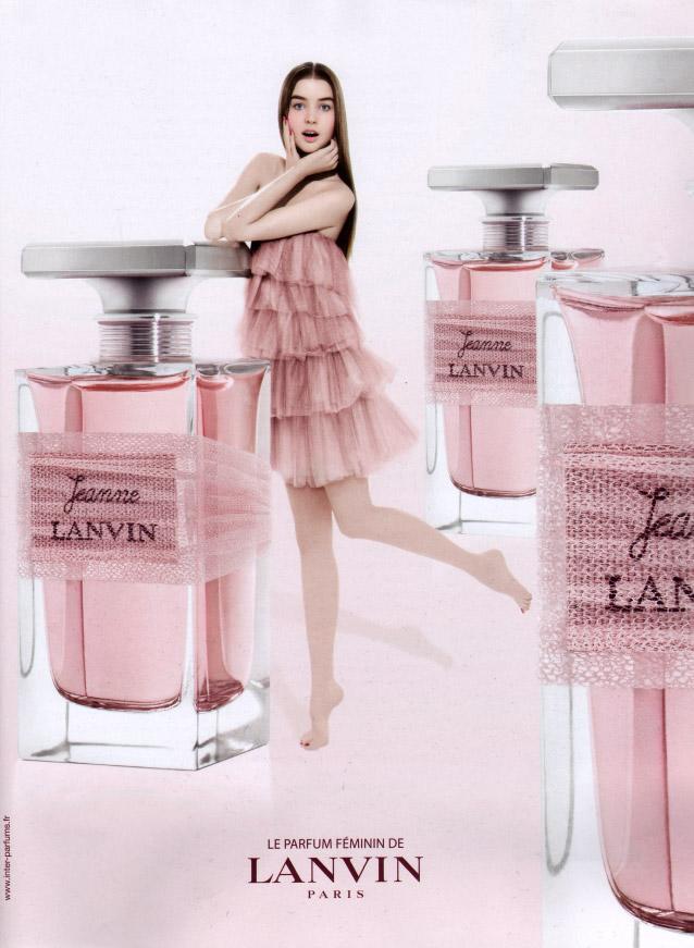 реклама  аромата Jeanne Lanvin от Lanvin