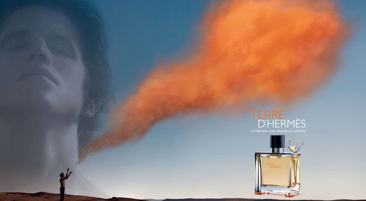 реклама аромата Terre d'Hermes Parfum