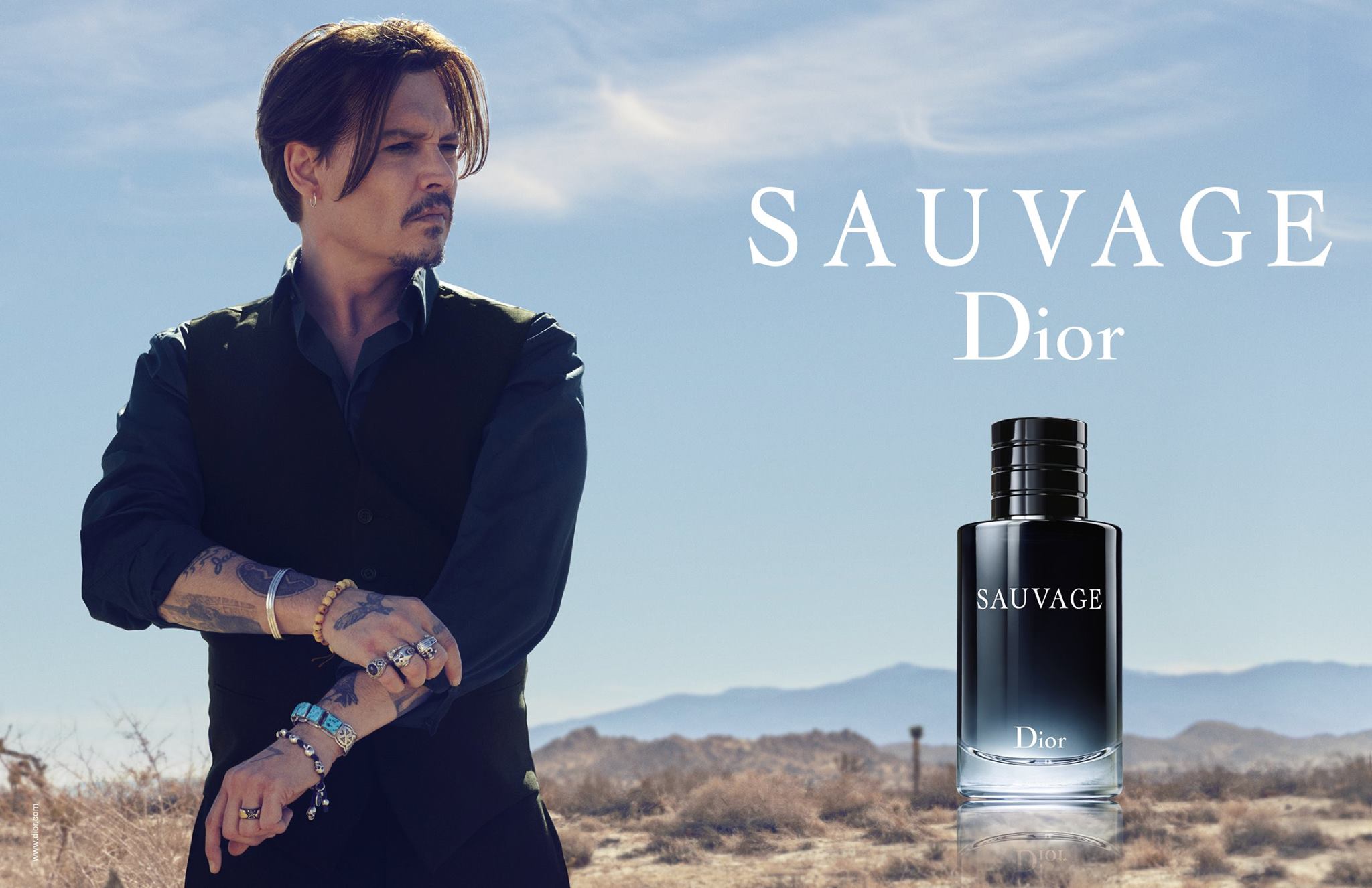 реклама аромата Sauvage от Christian Dior